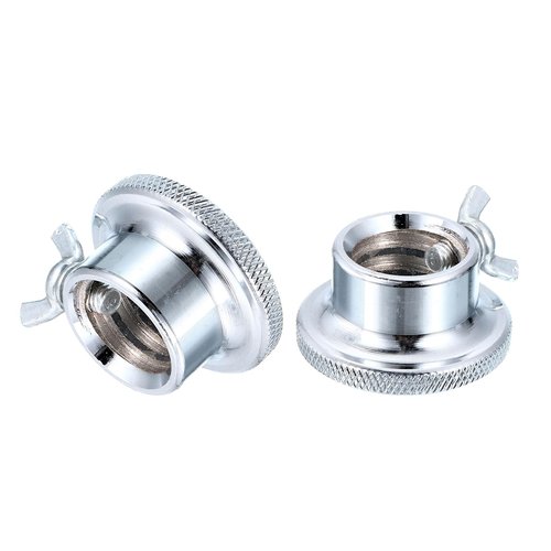 uxcell Barbell Collar Screw Clamps, 28mm Anti-Slip Spin Lock Collar Screw Clamps for Barbell Dumbell Weight Lifting, 2Pcs