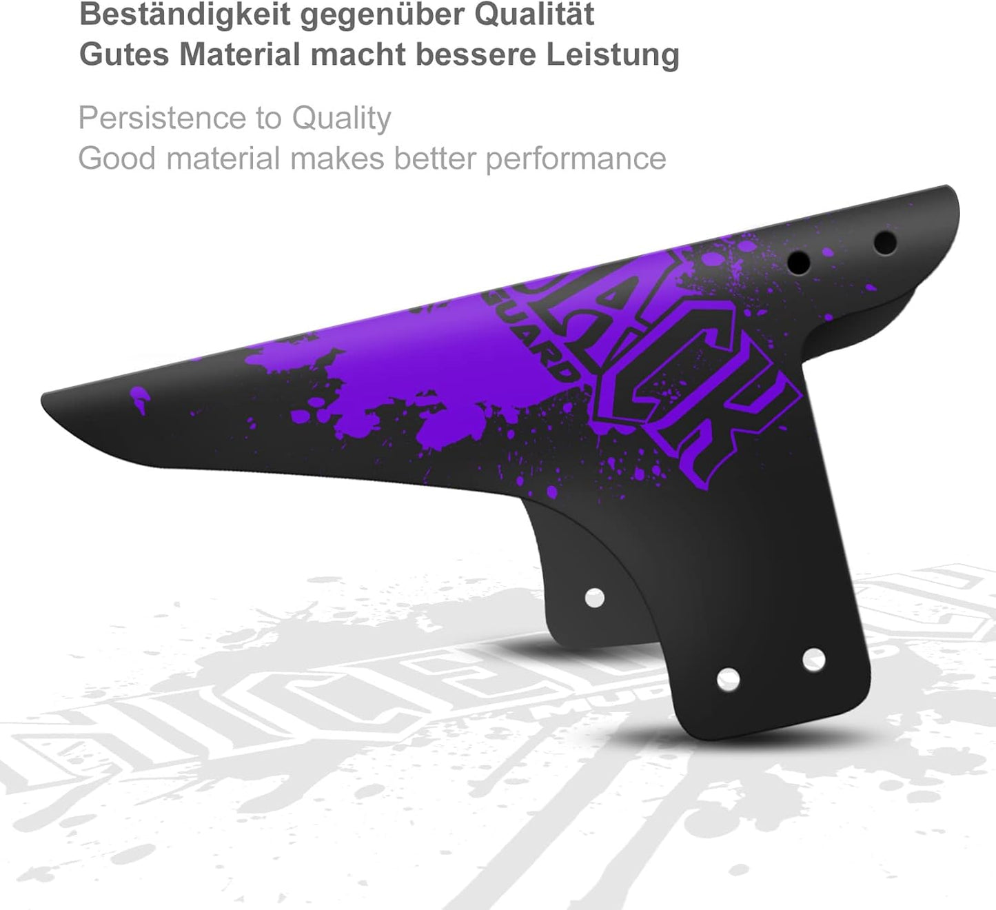 NICEDACK Bike Fender, Adjustable MTB Mud Guard, Front and Rear Compatible Mudguards, Fits 650B 20" 26" 27.5" 29 inch Fat Tire Bikes and All Disc Brake Bicycles