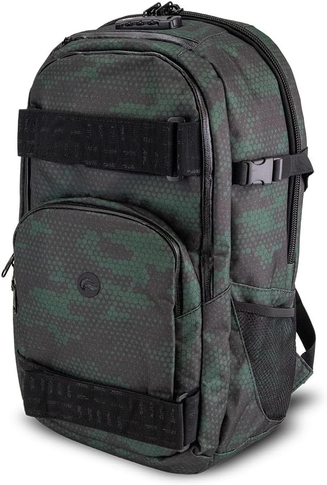 Skunk Nomad Skaters Backpack - Smell Proof - Weather Resistant- With Combination Lock