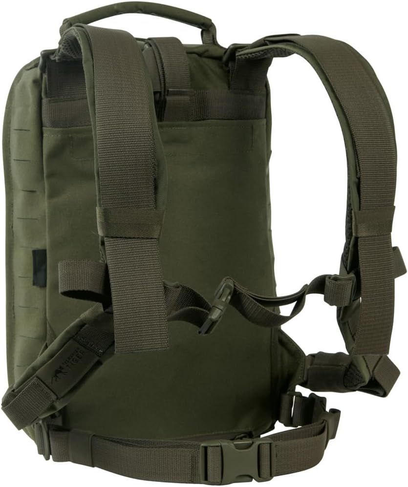 Tasmanian Tiger Assault Medical Backpack MKII S – Lightweight MOLLE First Aid Organizer, Black