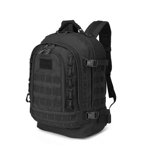 KRTG 35L Military Tactical Backpack Army 3 Day Assault Pack Bag with Molle System (Black)