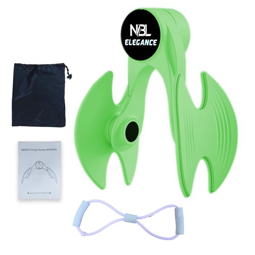 NBL ELEGANCE Thigh Master for Men/Women,Kegel Trainer,Pelvic Floor Muscle Exerciser with Resistance Band, Inner Thigh ,Arm & Hip Trimmer/Toner for Postpartum Recovery, Workout Equipment for Home & Gym