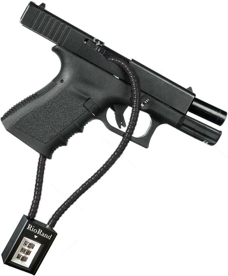 RioRand Trigger Lock 3 Digit Combination 15 Inch Gun Cable Lock