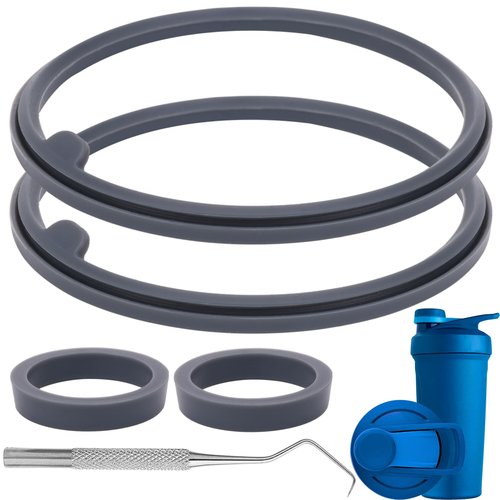 5PCS Shaker Cup Gasket Replacement for BlenderBottle Strada Twist Cap Shaker Cup Insulated Stainless Steel Water Bottle，Silicone sealing gasket parts，Compatible with BlenderBottle Strada (Twist Cap)