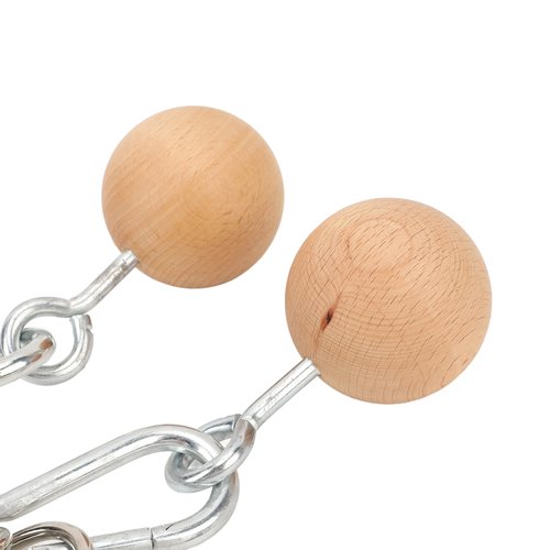 Tissting Pull Up Ball Grip, Wooden Nonslip Training Tool for Strength Enhancement - Versatile Home Gym Equipment for Arm and Hand Strengthening, Compact and Portable for Indoor and Outdoor Use
