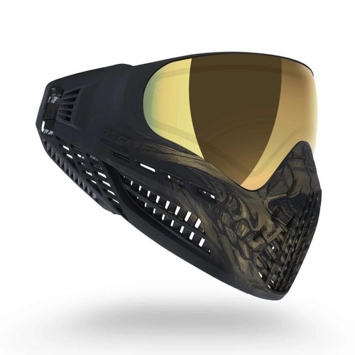 Virtue VIO Ascend Thermal Paintball Goggles/Masks (Gold Skull LE), Adjustable