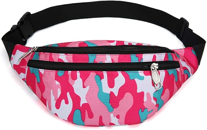 Fanny Packs for Women Men, Fashion Waist Pack Crossbody Bags Belt Bag with Adjustable Strap for Running Hiking Travel.