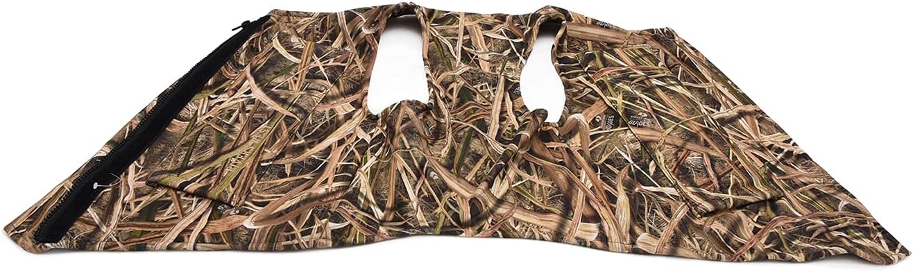 RIVERS WEST Waterproof Windproof Fleece Anti-Chafing Retriever Dog Hunting Vest, Mossy Oak Bottomland, Large