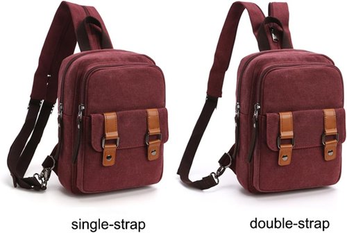 Arbag Small Cute Backpack Vintage Casual Canvas Shoulder Bag Daypack 8528bag,Grey
