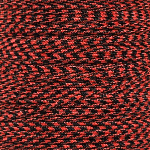 PARACORD PLANET | 275 LB Paracord Breaking Strength Tactical 5-Strand 3/32” (2.38) Thickness Parachute Cord Rope | 100 FT Hanks - Black
