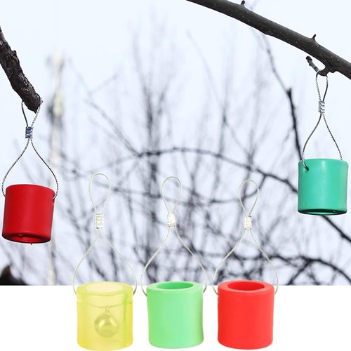 Malijnxin 2 Pcs Slingshots Targets with Bells Silicone Practice Targets Slingshots Training Targets Slingshot Shooting Training Practice Target for Adult Practice Outdoor Hunting Accessorys