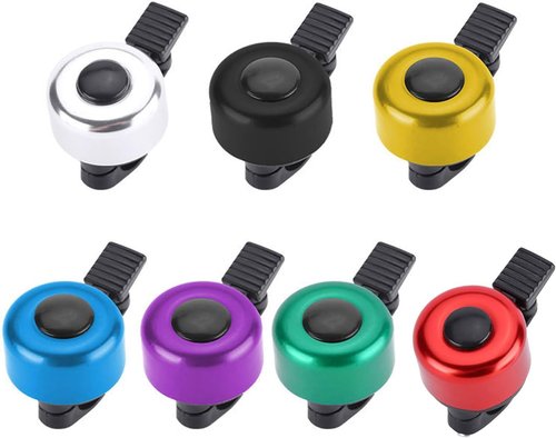 Blue Aluminum Alloy Bike Handlebars Bells Loud Sound Bicycles Bells for Road Bike Mountain Bike Scooter Sports Bike Bike Bells for Adults Mountain Bike Aluminum Durable Bike Bells Accessories