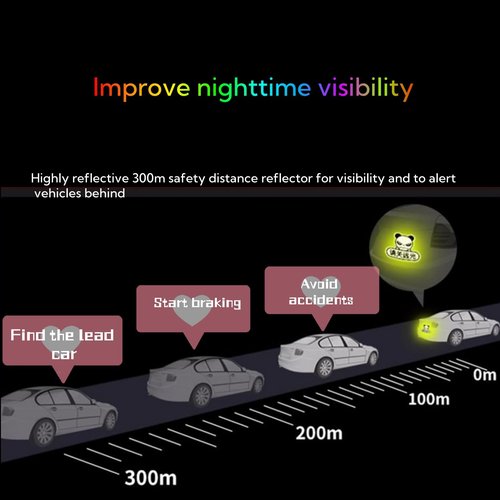 SUKOUSRAM Reflective Stickers 2 Inch x 10 Ft High Visibility Waterproof Self Adhesive Caution Warning Safety Tape Reflector for Bicycles Motocycles Trucks Trailers Cars,2 Roll of Yellow