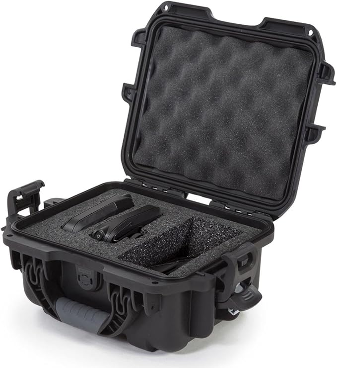 NANUK Small Series 905 Lightweight NK-7 Resin Waterproof Protective Case with Foam for Point & Shoot Camera or Binoculars, Black