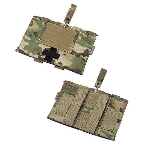 IDOGEAR OUTDOOR Tactical Blow-Out Medical Pouch First Aid LBT9022 Style Empty Seal Medical Bag Small Medic Pouch 500D Nylon(camo)