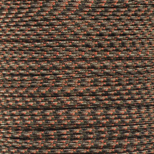 PARACORD PLANET | 275 LB Paracord Breaking Strength Tactical 5-Strand 3/32” (2.38) Thickness Parachute Cord Rope | 100 FT Hanks - Black