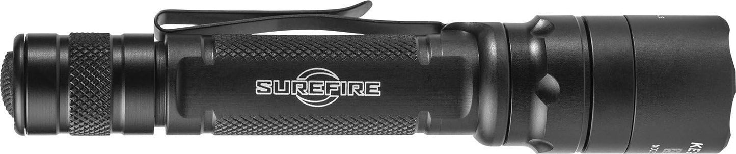 SureFire EDCL2-T 1200 Lumen Tactical EDC Flashlight Bundle with 12 Extra Surefire CR123 Batteries and 3 Lightjunction Battery Cases