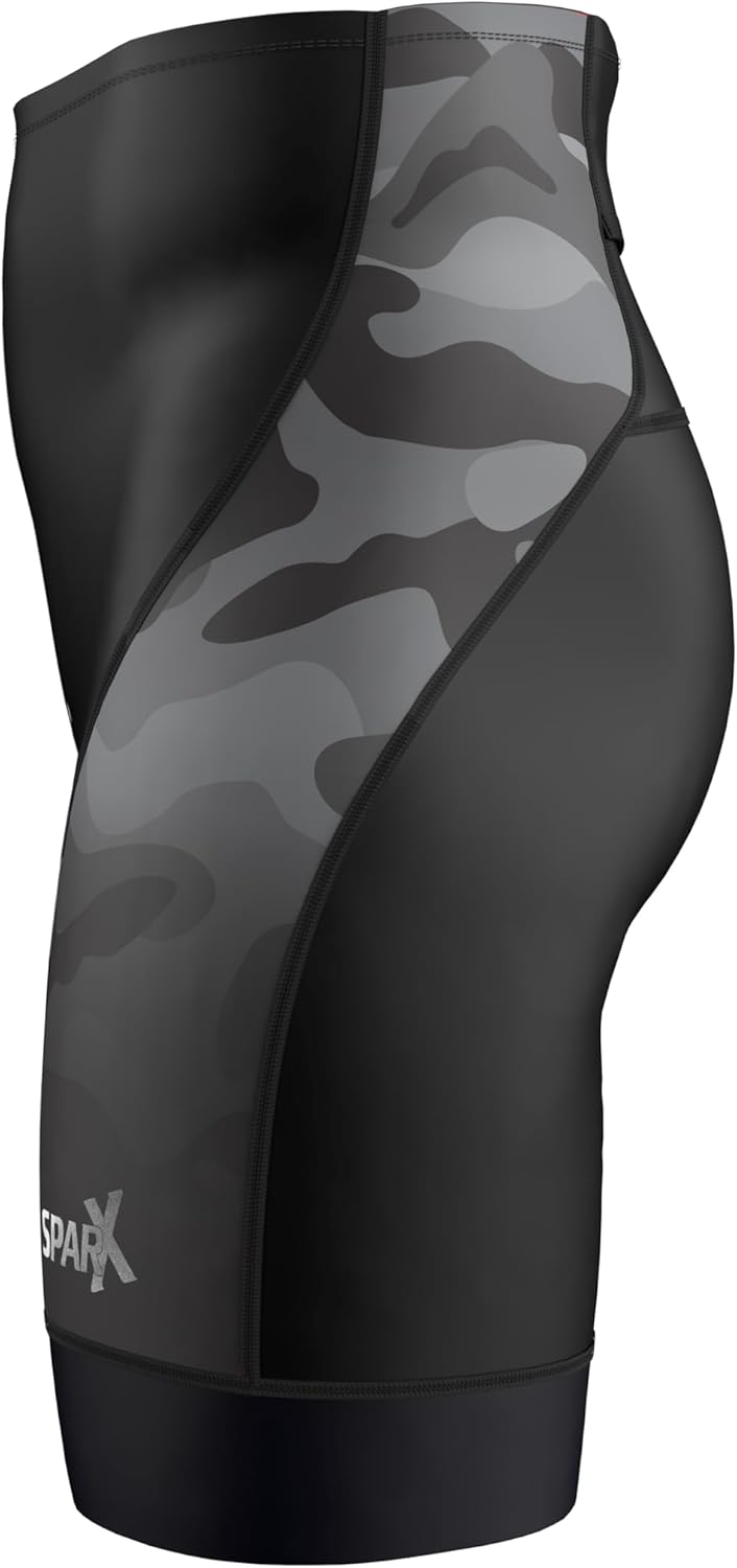 Sparx Men's Active Triathlon Short Tri Cycling Short Swim Bike Run