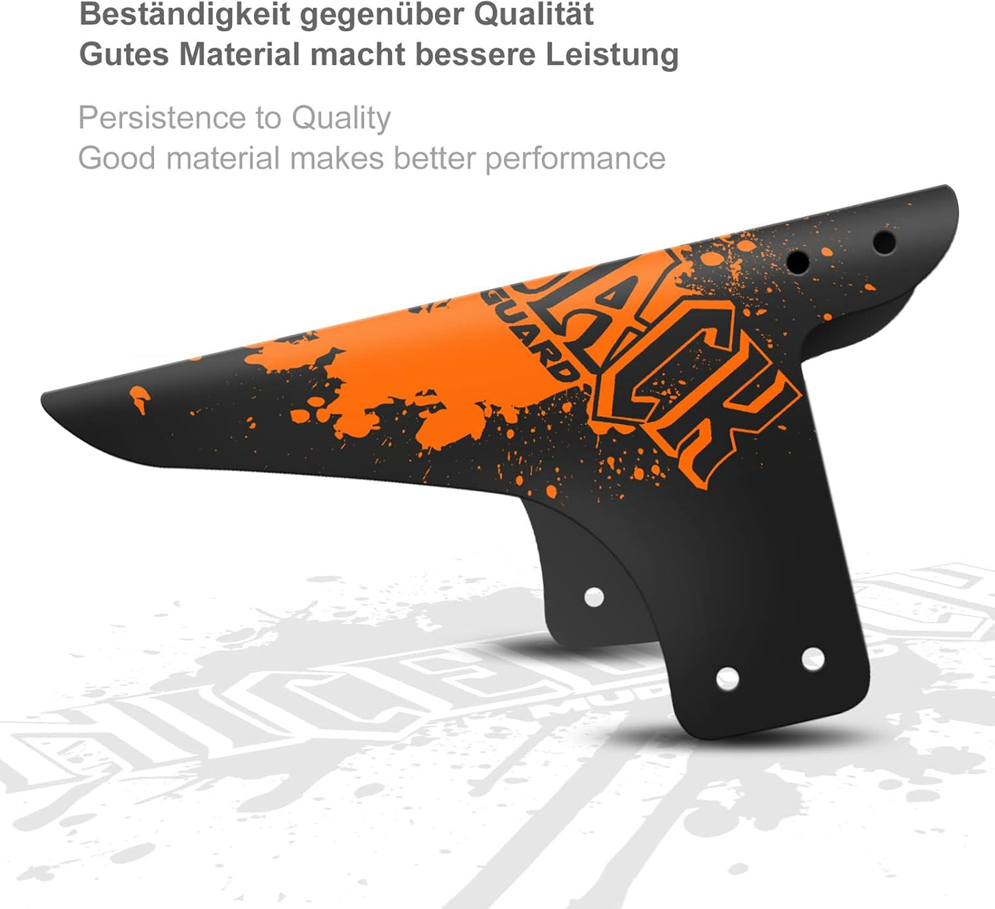 NICEDACK Bike Fender, Adjustable MTB Mud Guard, Front and Rear Compatible Mudguards, Fits 650B 20" 26" 27.5" 29 inch Fat Tire Bikes and All Disc Brake Bicycles