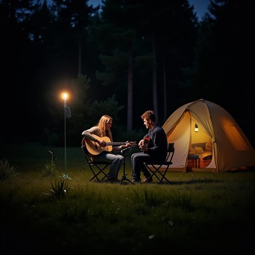 Camping Lantern, USB Rechargeable Magnetic Camp Flashlight, Mini Camp Light for Power Outages and Emergencies, Hiking(TD-A2-1)