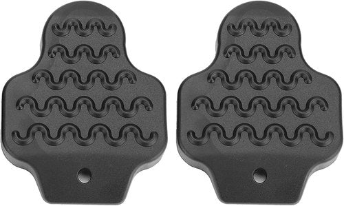 Dioche Cleat Cover, Black Rubber Pedal Cleat Protective Cover Riding Shoes Part 1 Pair(H-KEO)