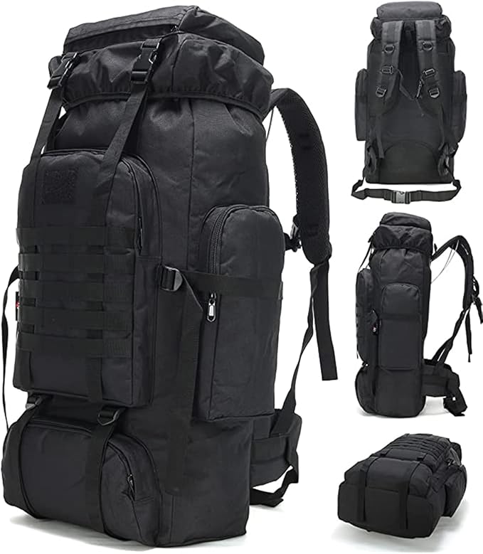 King'sGuard 70L Camping Hiking Backpack Tactical Backpack Military Molle Rucksack Backpack for Outdoor