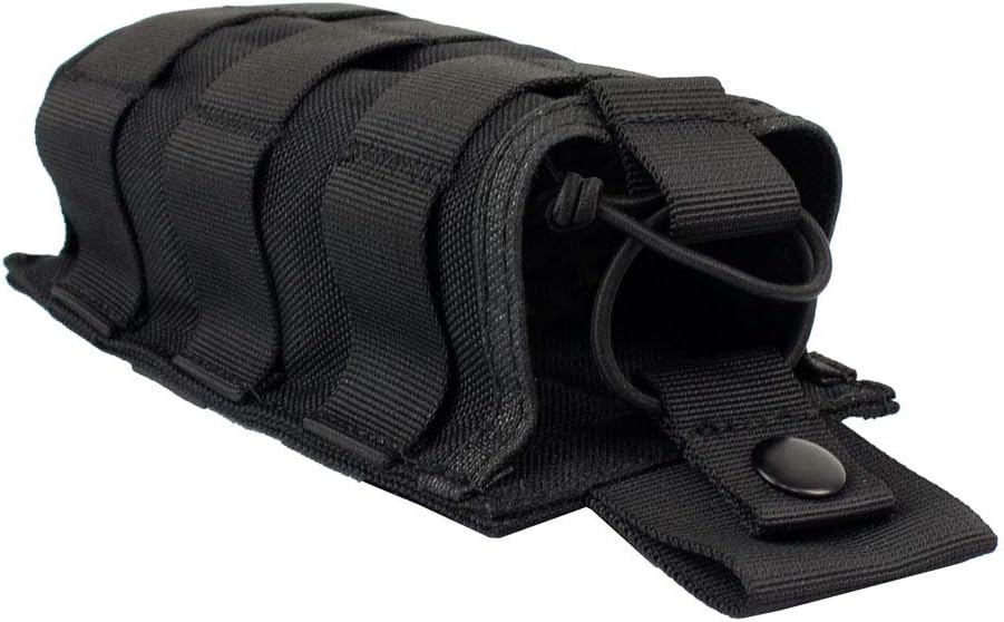 Tactical Radio Pouch - 1000D Tactical Molle Two Way Radios Holder Case for Walkie Talkies