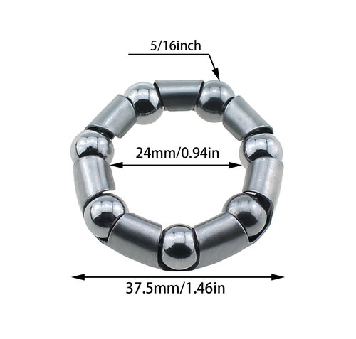 Bxian 6PCS Mountain Bike Parts Bicycle Ball Bearing Steel Crank Bearing Retainer for Bicycle Parts Replacement