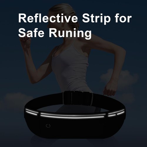 JUCURRI Slim Running Belt for Women Men,Runners Fanny Pack Phone Holder,Money Belt,Running Gear Accessories,with 3 Pockets(Black)