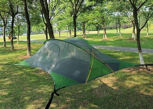 Camping Hammock,Large Hammocks-Portable Camping Hommock for Family Tree Tent,for Outside, Hiking, and Travel (Green)