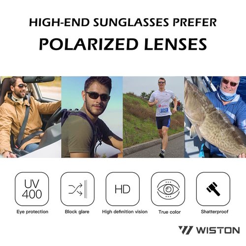 WISTON Sports Polarized Sunglasses& Super Dark Sunglasses