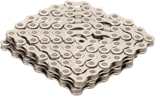 KMC E11 Chain 11-Speed | Designed for E-Bikes | Mountain Bike/Road/Gravel | Compatible with All Major Brands | Missing Link Included | Silver