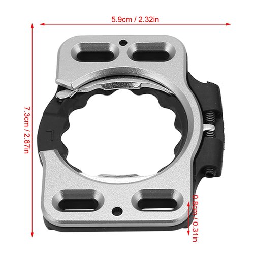 Kodrily Road Bike Cleats, Aluminum Bike Cleat Cover, 1 Pair Quick Release Cycling Pedal Cleat Covers, Sturdy Cycling Shoe Cleats Converting Adapters Replacement for X1 X2 X5