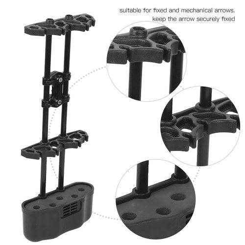 ChengyuWei Crossbow Quiver, 5 Arrow Bow Quiver, 5 Arrow Quiver, Arrow Holder, Archery Quiver, Portable Bows Holder Box for Fixed and Mechanical Arrows, for Archery Arrow Holder Hunting