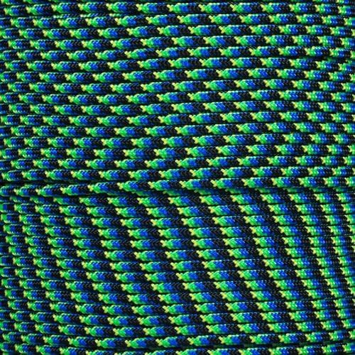 PARACORD PLANET | 275 LB Paracord Breaking Strength Tactical 5-Strand 3/32” (2.38) Thickness Parachute Cord Rope | 100 FT Hanks - Black