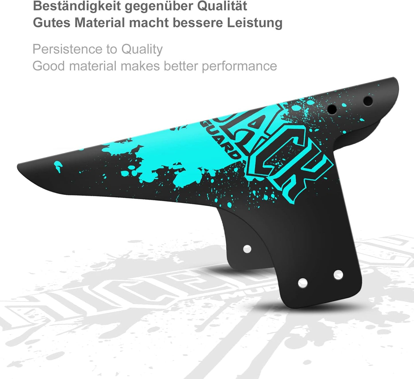 NICEDACK Bike Fender, Adjustable MTB Mud Guard, Front and Rear Compatible Mudguards, Fits 650B 20" 26" 27.5" 29 inch Fat Tire Bikes and All Disc Brake Bicycles