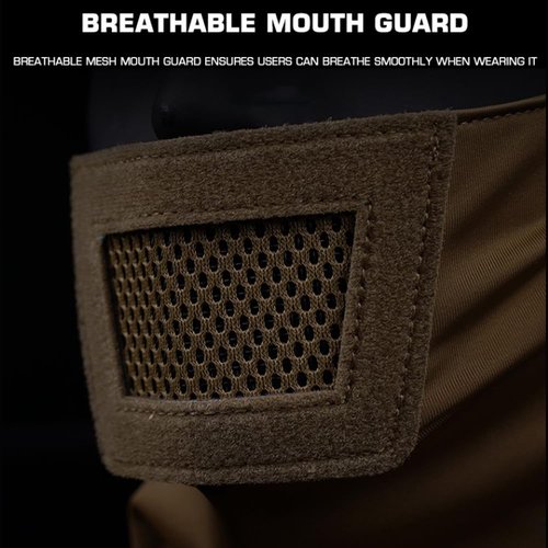 Full Face Mask Balaclava, Tactical Mask Hood Headgear,Combine with Helmet/Airsoft Mask