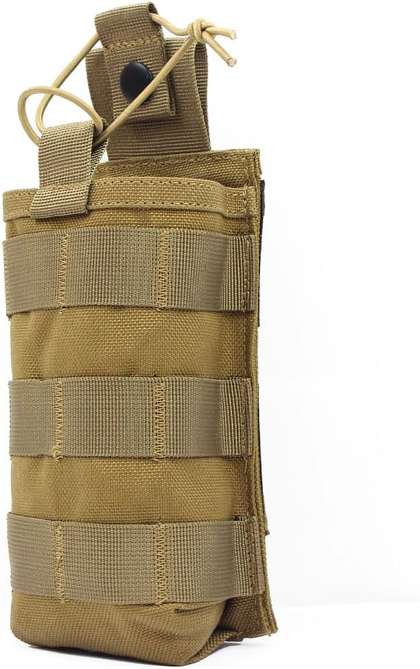 Tactical Radio Pouch - 1000D Tactical Molle Two Way Radios Holder Case for Walkie Talkies