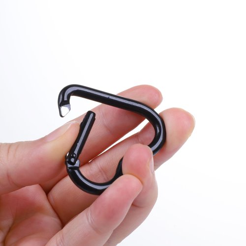Vagocom 2Pcs Insert Key Chain Hooks Accessory for Bogg Bag and Simply Southern Totes,Cute Heart Keychain Clip Decorative Charm for Rubber Beach Bag(Black)