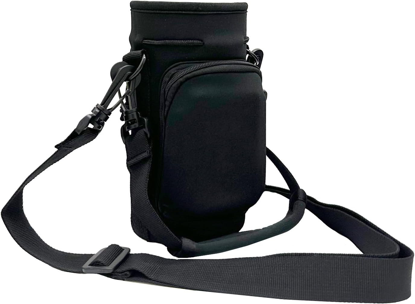 Wanty Neoprene 20 Oz Insulated Water Drink Bottle Cooler Pocket Carrier Sleeves Tote Bag with Adjustable Straps for Climbing Cycling and Running Outdoor Activities (20 Oz)