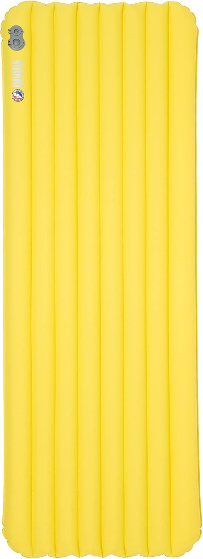 Big Agnes Divide | Lightweight, Compact, Warm-Weather Air Chamber Sleeping Pad, Wide Regular, Warm Olive