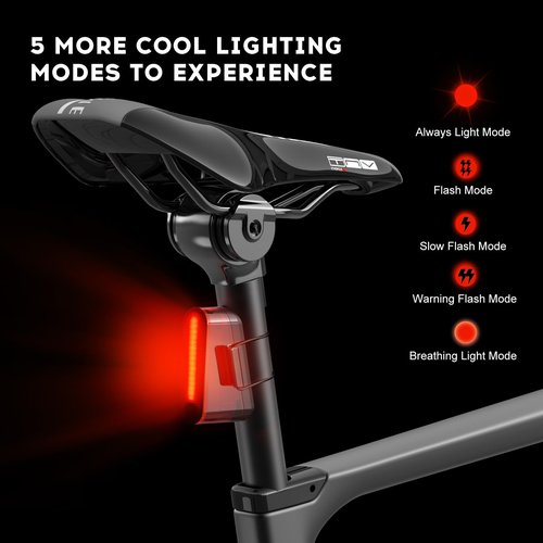 Spolite 1000lm Bike Light Set, Headlight and Taillight Combination, Aluminium Alloy Body, IP64 Waterproof, High Lumen LED Front and Rear Lights and Also A Flashlight