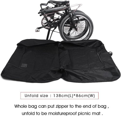 HUNTVP Bike Travel Bag Case Box Thick Bicycle Folding Carry Bag Pouch,Bike Transport Case for Air Travel