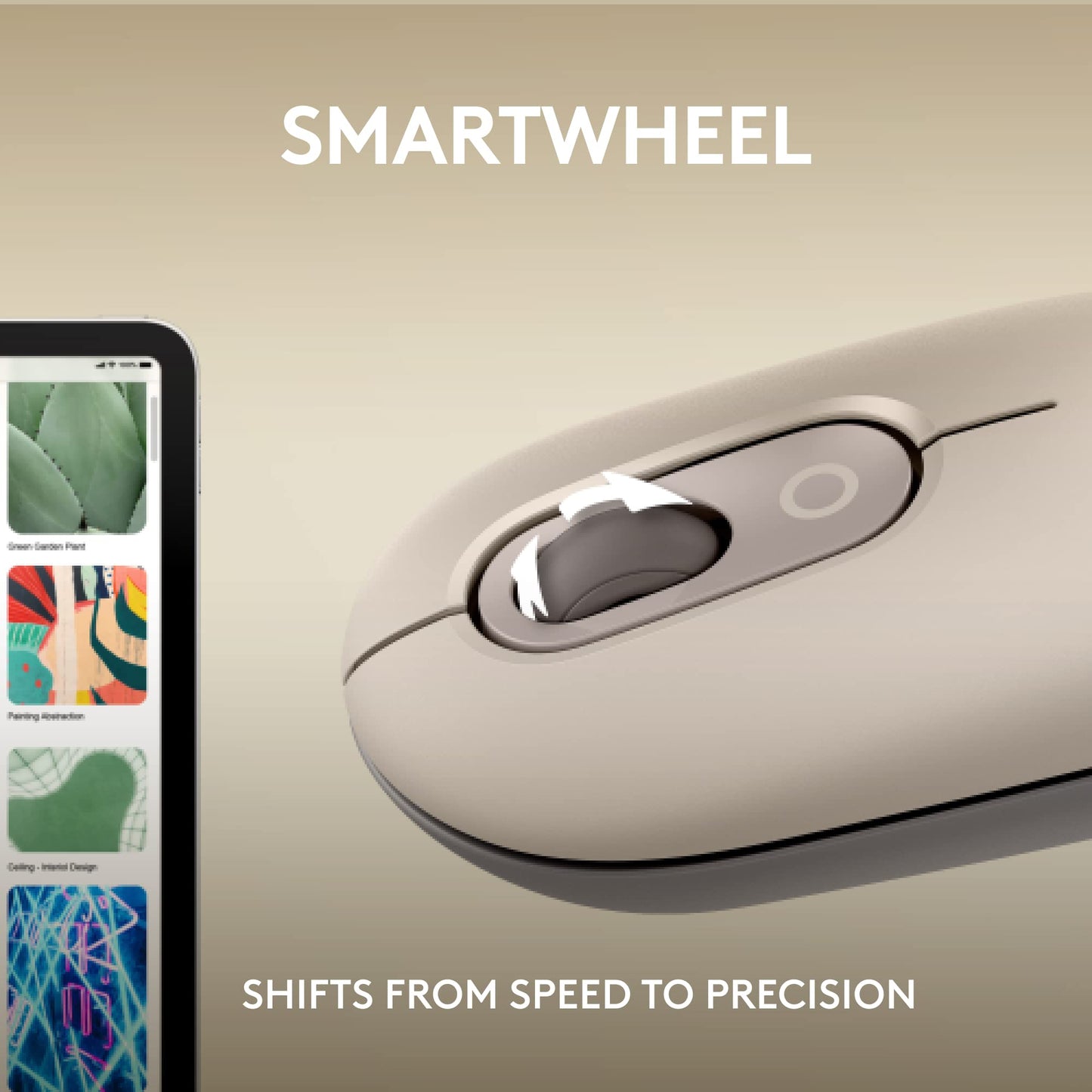 Logitech POP Mouse, Wireless Mouse with Customizable Emojis, SilentTouch Technology, Precision/Speed Scroll, Compact Design, Bluetooth, Multi-Device, OS Compatible - Heartbreaker Rose