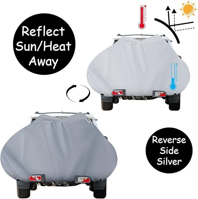 Bicycle Covers Transport. Waterproof Heat Resistant. Ideal As Ebike Cover Or Rain Cover. With Large Mesh Bag For Traveling.2XL