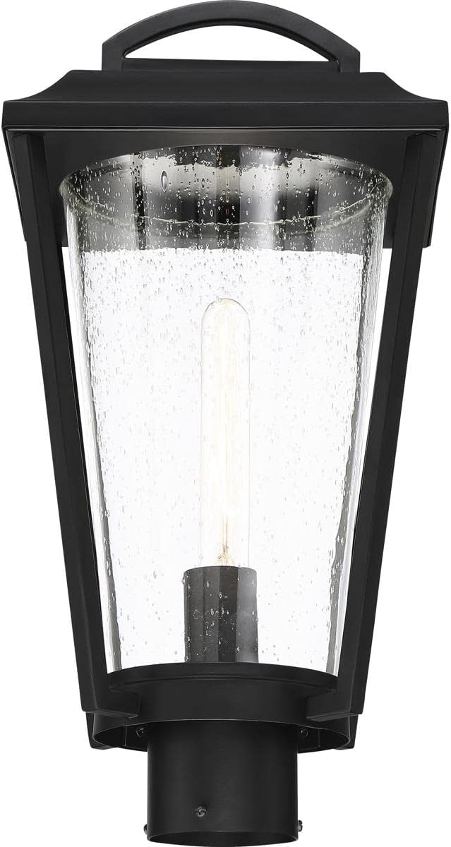 Nuvo 60/6514 Lakeview Lighting Fixture, 1Lt Hanging, Aged Bronze Finish with Clear Seed Glass