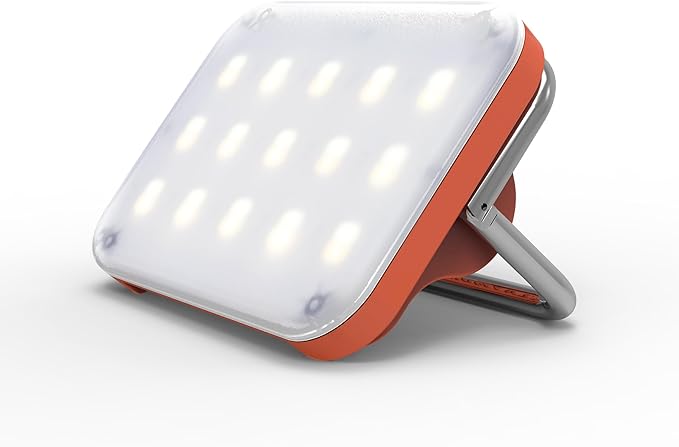 CLAYMORE Ultra Mini (Red) - Outdoor Rechargeable LED Light for Camping, Tent, Backpacking, Emergency and Industrial Use. Waterproof, Portable Lantern with USB-C, Up to 24 Hours Battery Life.