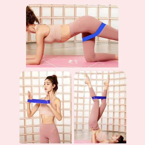 Resistance Bands for Women and Men 5 Exercise Workout Resistance Levels Full Body Elastic Band for Pilates Strength Training Home Fitness Equipment