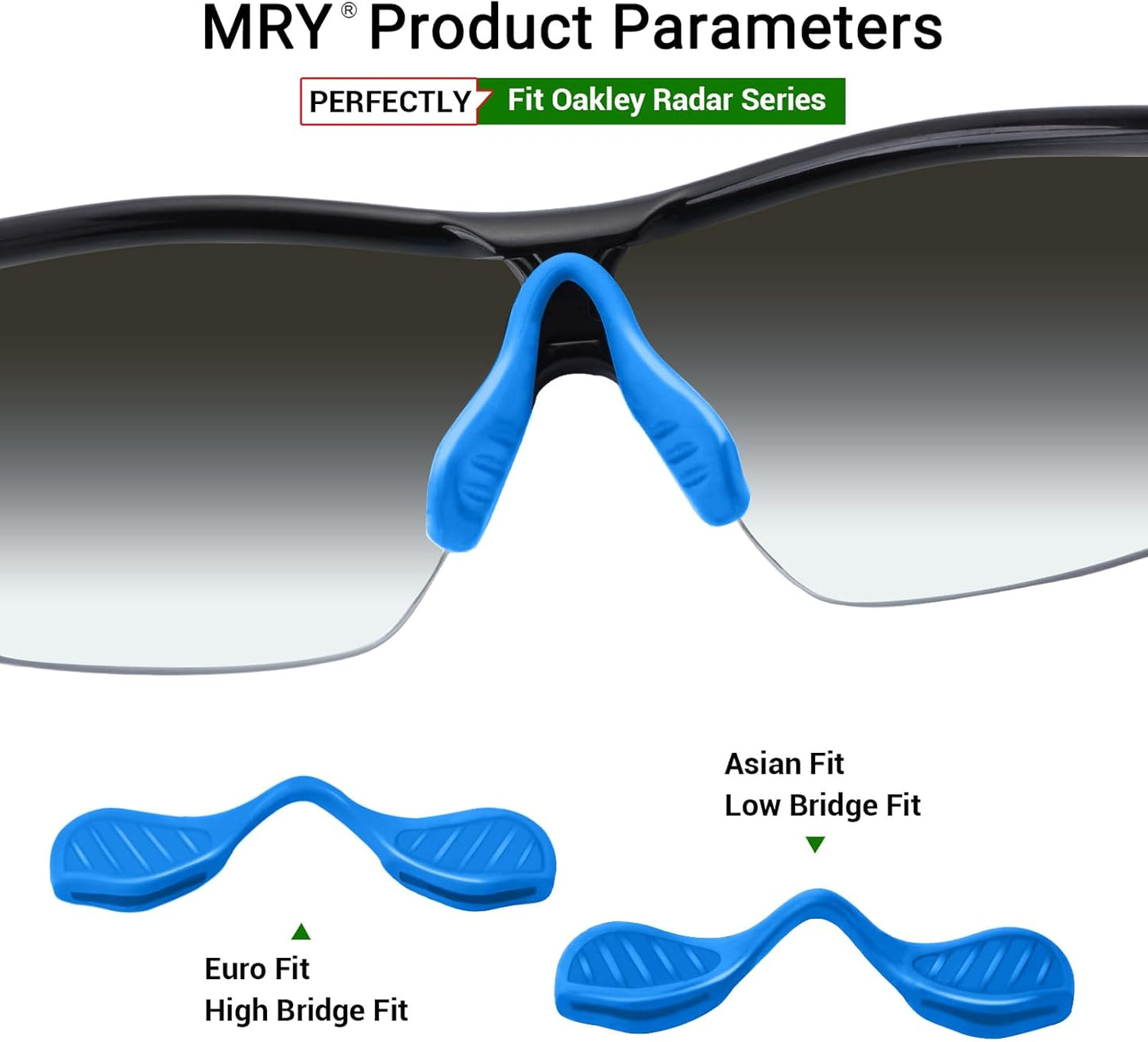 Mryok Replacement Nosepiece Nosepad for Oakley Radar Path EV RadarLock Sunglass