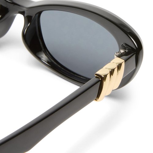 Le Specs Women's The Whisperer Sunglasses, Black, One Size